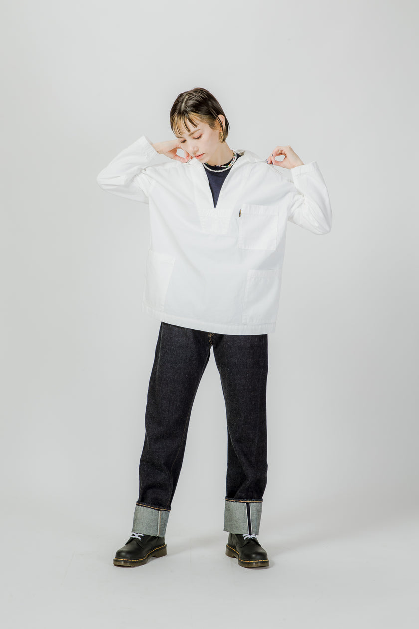Sailor Collar Shirt White SH-14