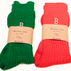 Silk Cotton Socks (B socks holiday edition)