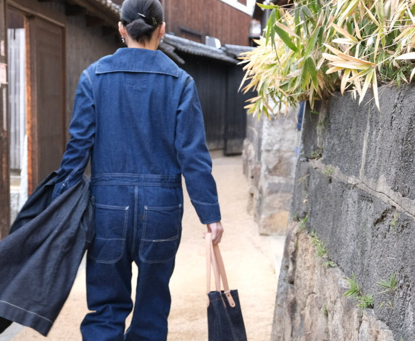 Sailor Collar Denim Overall No.2014