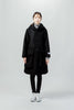 RMS-01 WOOL HOODED COAT BLACK