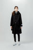 RMS-01 WOOL HOODED COAT BLACK