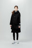 RMS-01 WOOL HOODED COAT BLACK