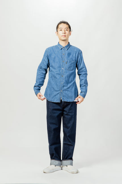 Camisa EL Canek SH-01 Índigo Claro