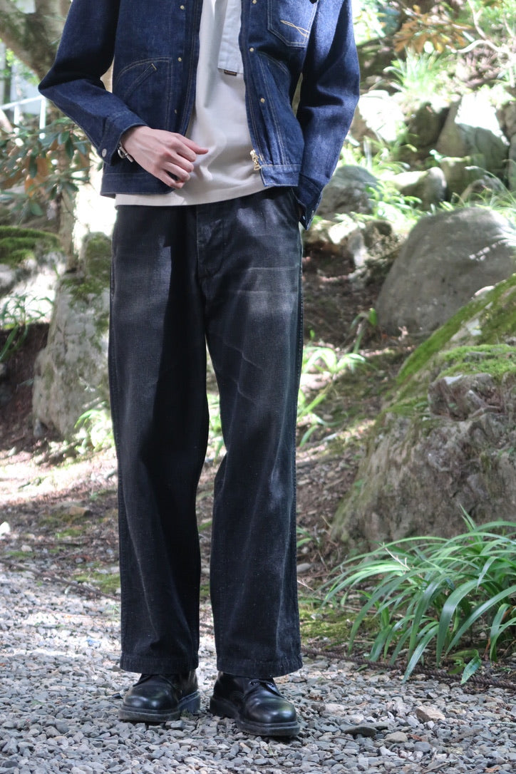 1050 Canek’s Trousers – Black Inspired by 50's US Army trousers