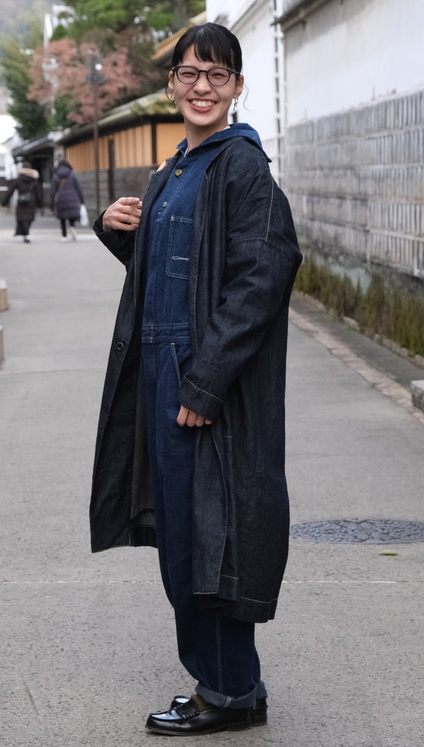 Sailor Collar Denim Overall No.2014