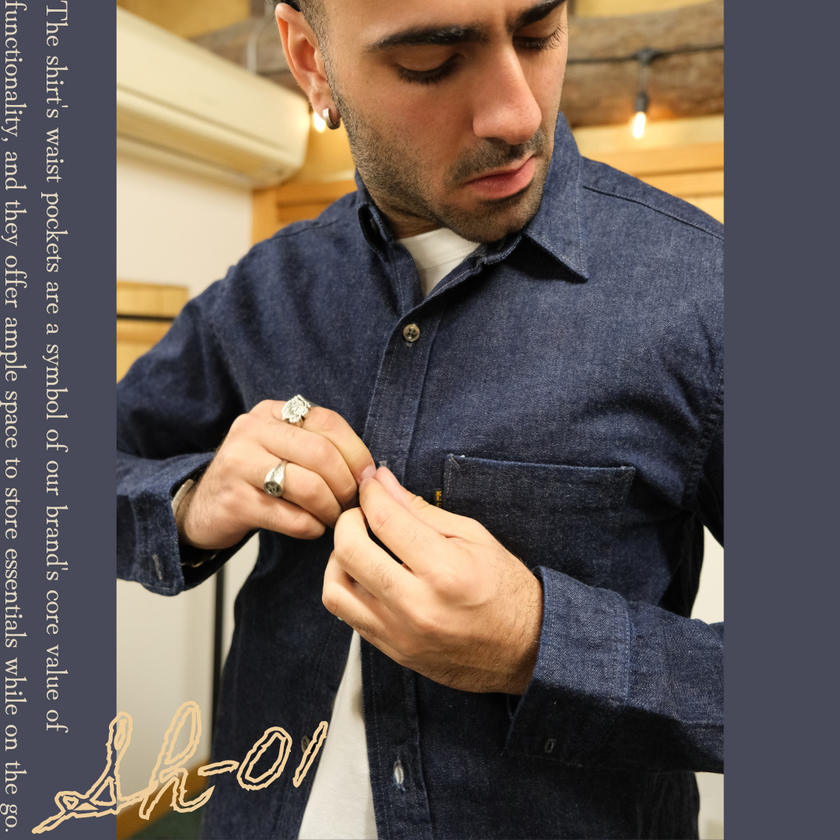 EL Canek Shirt SH-101 Light Indigo