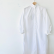 Long Shirt Dress White OA-01