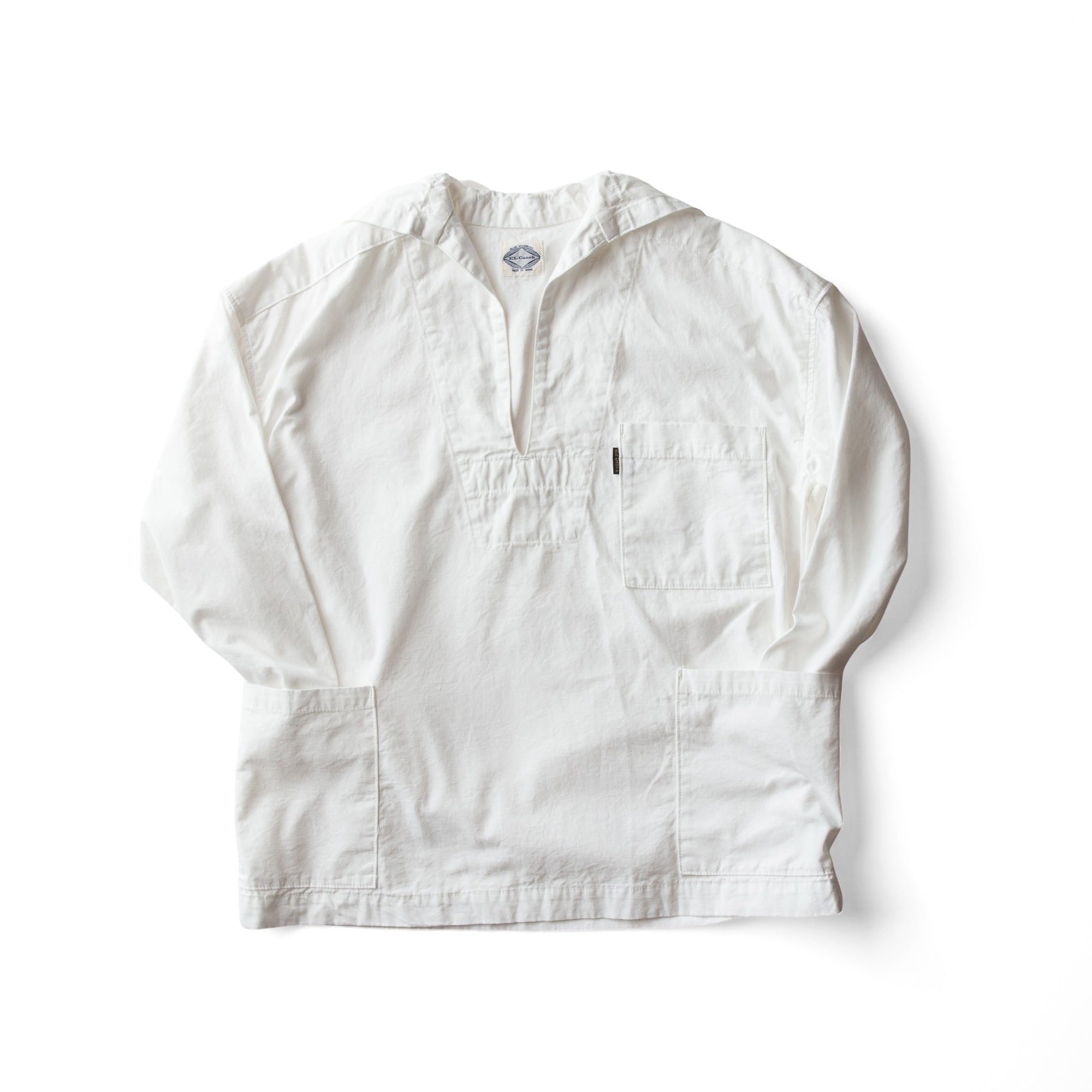 Sailor Collar Shirt White SH-14 – EL Canek jeanslab