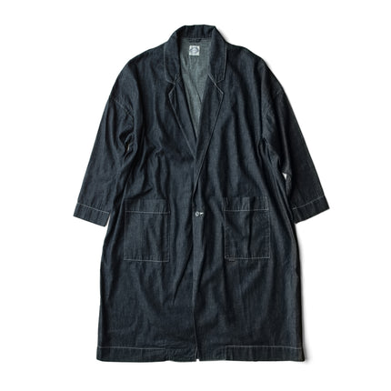 Oversized Shop Coat - Indigo