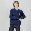 T-03 indigo sweatshirt B