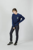 T-03 indigo sweatshirt B