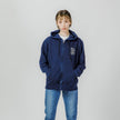 T-04 Indigo zip up hoodie B